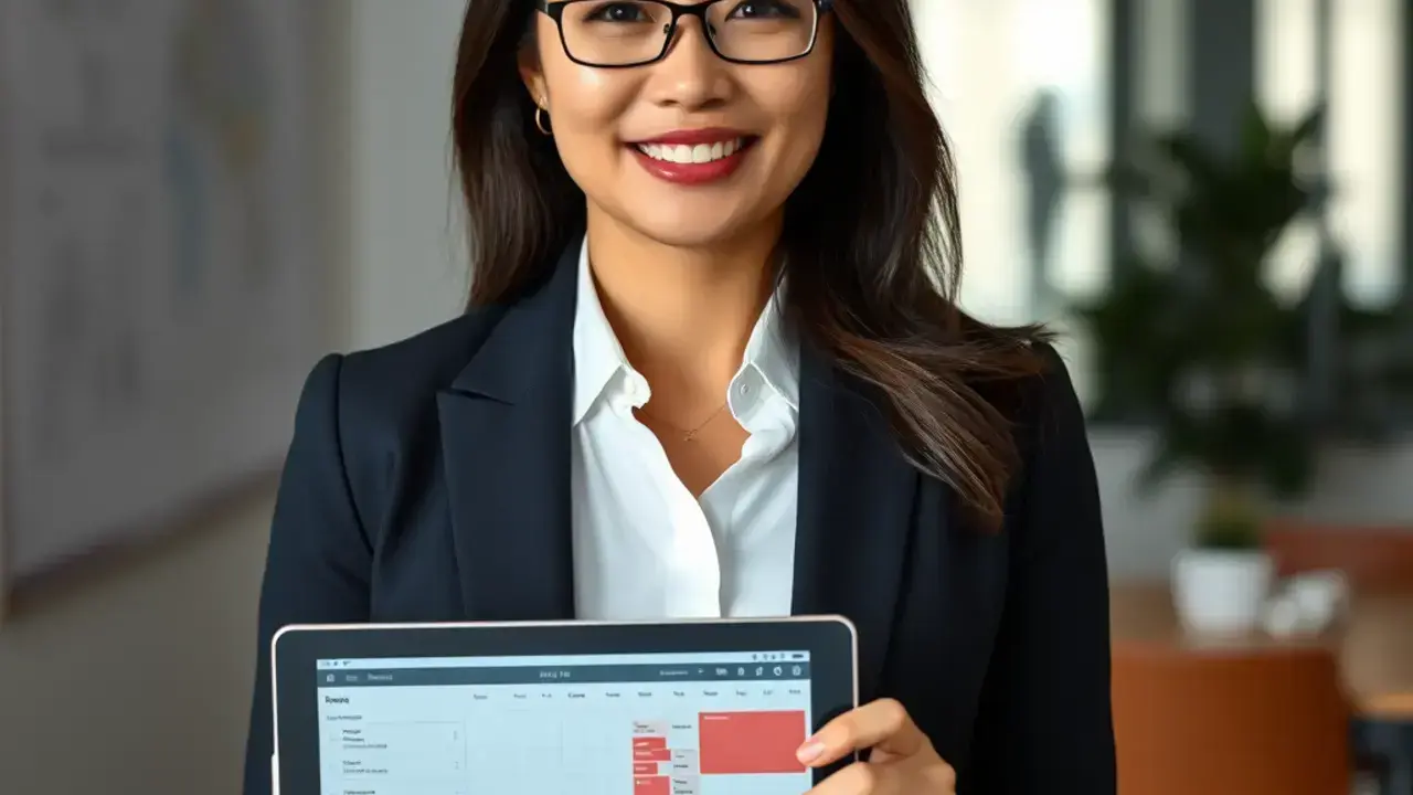 Lisa Chen, Project Manager with project documents